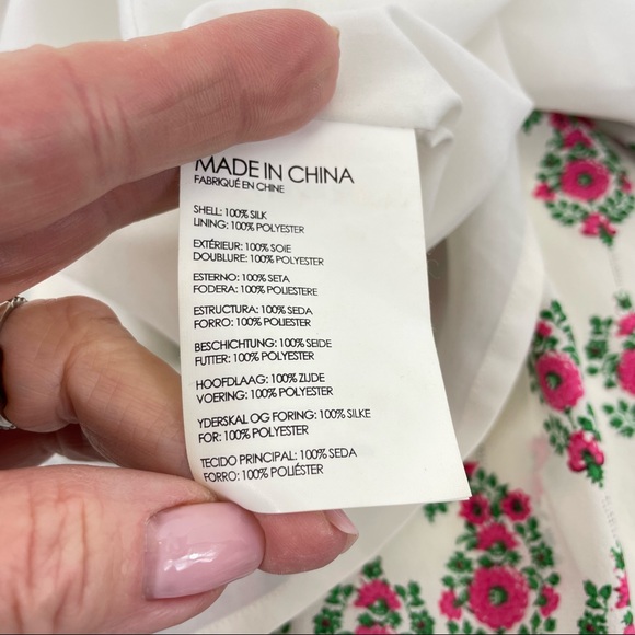 Club Monaco Silk Wrap Dress Small - Picture 11 of 15